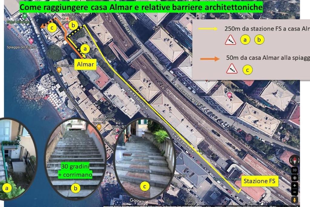 Almar Esclusivo E Centrale Camogli Eksteriør billede